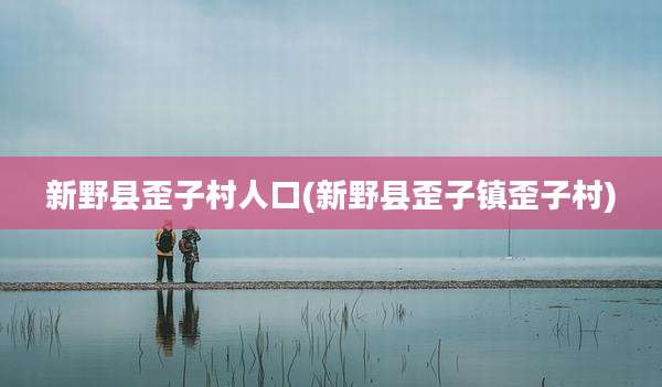 新野县歪子村人口(新野县歪子镇歪子村)