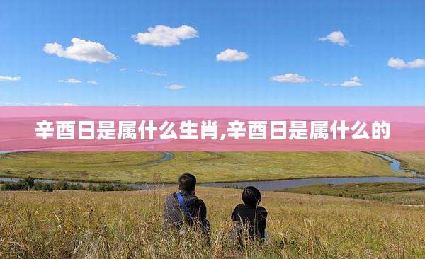 辛酉日是属什么生肖,辛酉日是属什么的
