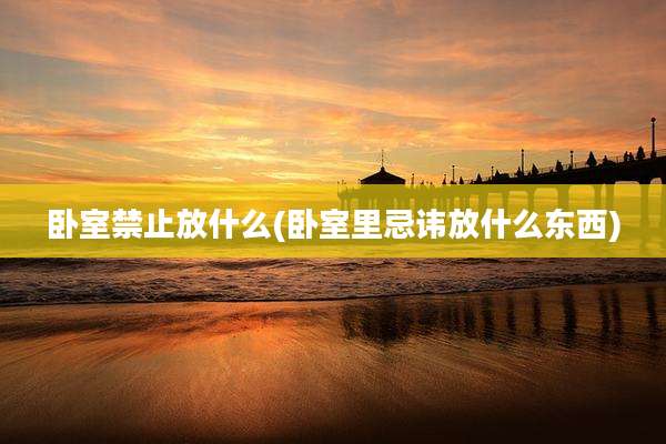 卧室禁止放什么(卧室里忌讳放什么东西)