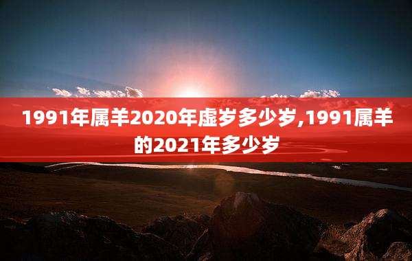 1991年属羊2020年虚岁多少岁,1991属羊的2021年多少岁