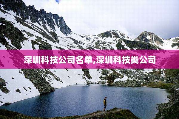 深圳科技公司名单,深圳科技类公司