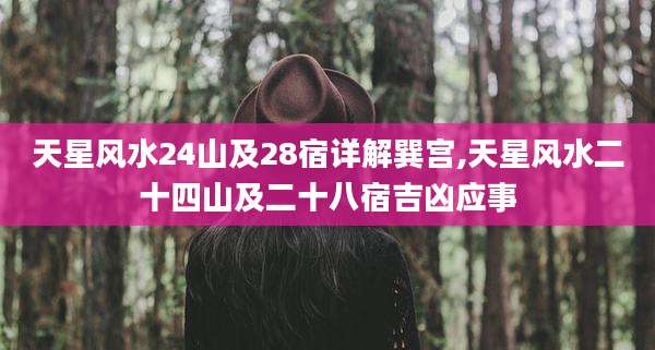 天星风水24山及28宿详解巽宫,天星风水二十四山及二十八宿吉凶应事