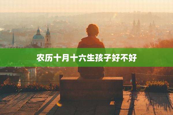 农历十月十六生孩子好不好