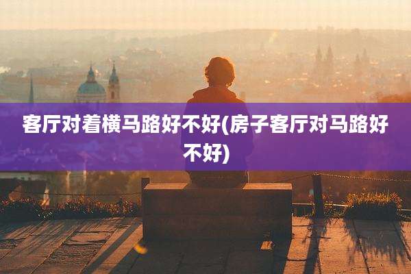 客厅对着横马路好不好(房子客厅对马路好不好)