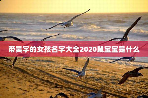带昊字的女孩名字大全2020鼠宝宝是什么