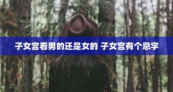 子女宫看男的还是女的 子女宫有个忌字