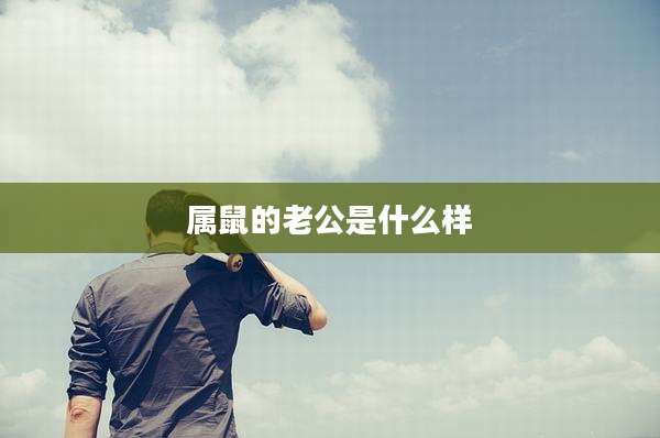 属鼠的老公是什么样
