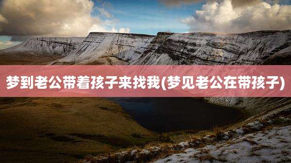 梦到老公带着孩子来找我(梦见老公在带孩子)