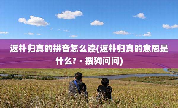 返朴归真的拼音怎么读(返朴归真的意思是什么? - 搜狗问问)