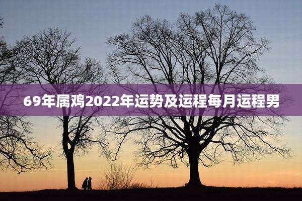 69年属鸡2022年运势及运程每月运程男