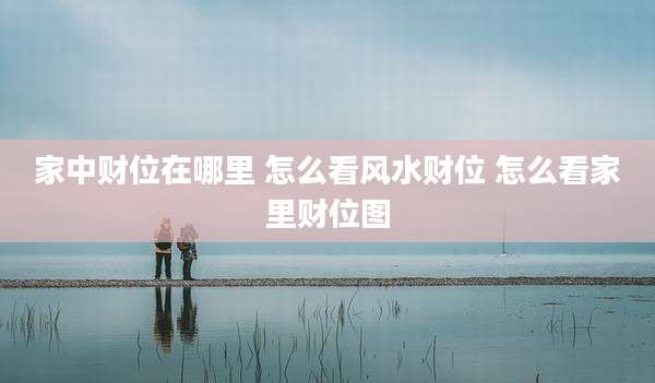 家中财位在哪里 怎么看风水财位 怎么看家里财位图