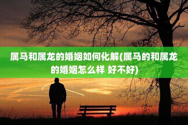 属马和属龙的婚姻如何化解(属马的和属龙的婚姻怎么样 好不好)