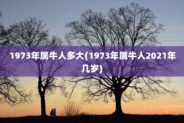 1973年属牛人多大(1973年属牛人2021年几岁)