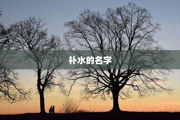 补水的名字