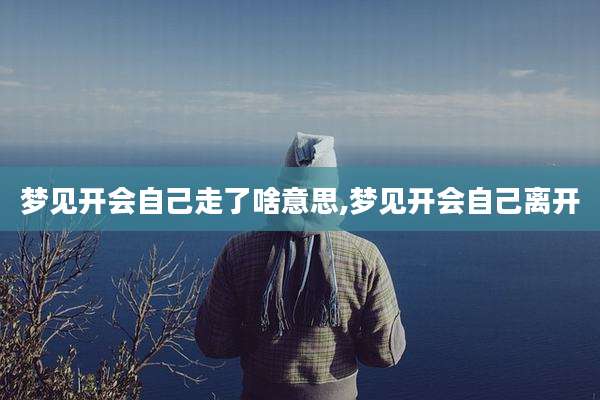 梦见开会自己走了啥意思,梦见开会自己离开
