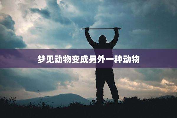 梦见动物变成另外一种动物