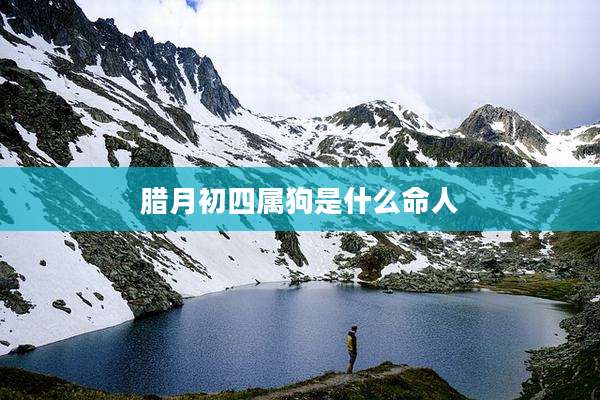 腊月初四属狗是什么命人