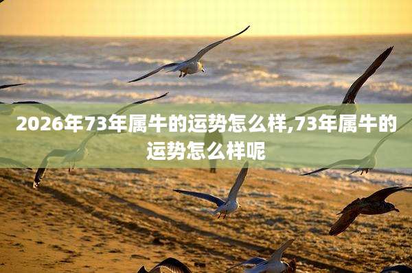 2026年73年属牛的运势怎么样,73年属牛的运势怎么样呢