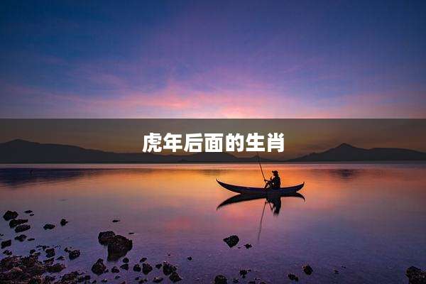 虎年后面的生肖
