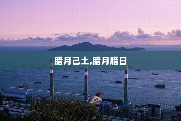 腊月己土,腊月腊日