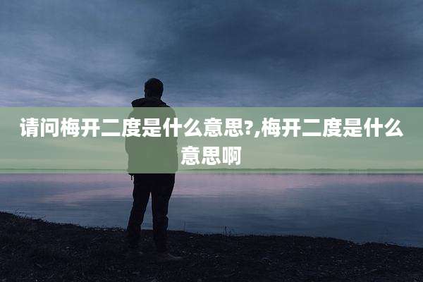 请问梅开二度是什么意思?,梅开二度是什么意思啊