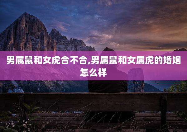男属鼠和女虎合不合,男属鼠和女属虎的婚姻怎么样