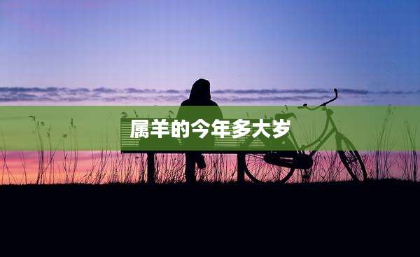 属羊的今年多大岁