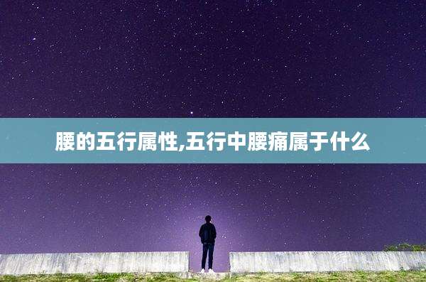 腰的五行属性,五行中腰痛属于什么