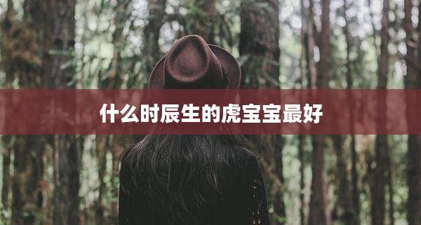 什么时辰生的虎宝宝最好