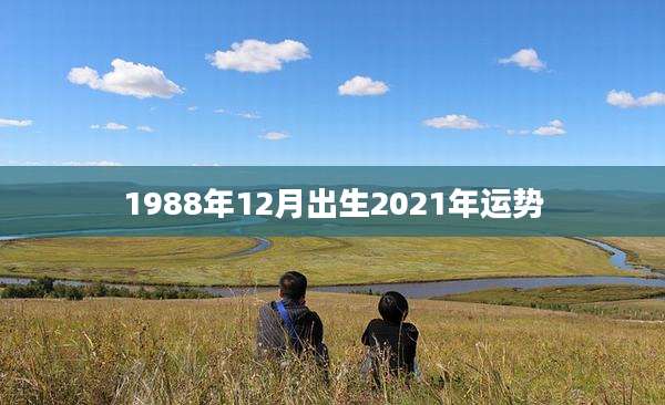 1988年12月出生2021年运势