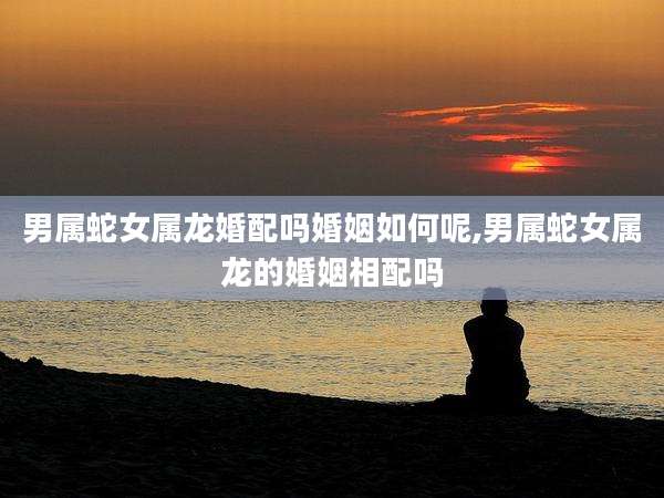 男属蛇女属龙婚配吗婚姻如何呢,男属蛇女属龙的婚姻相配吗