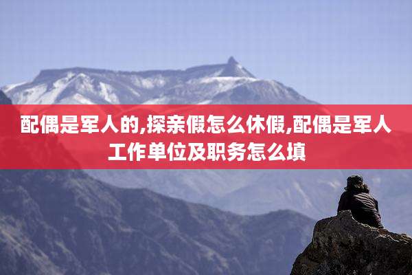 配偶是军人的,探亲假怎么休假,配偶是军人工作单位及职务怎么填