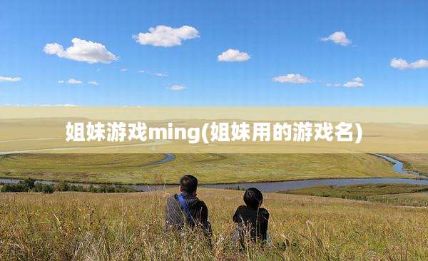姐妹游戏ming(姐妹用的游戏名)