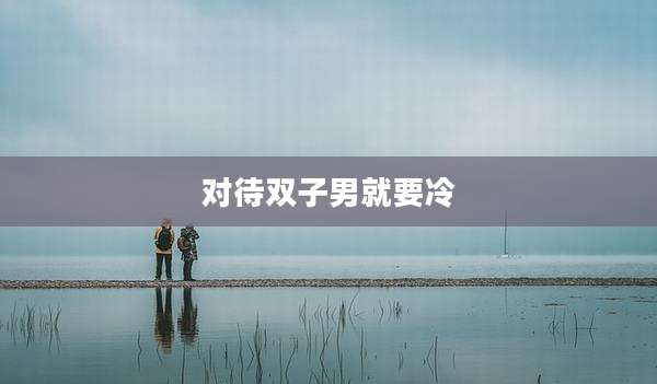 对待双子男就要冷