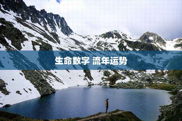 生命数字 流年运势