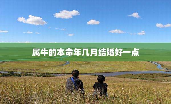 属牛的本命年几月结婚好一点