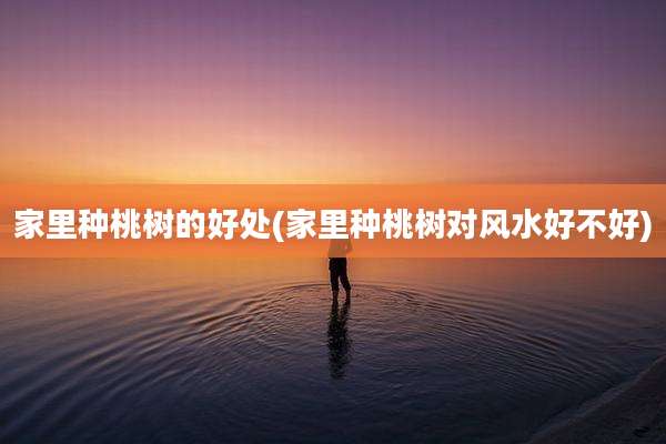 家里种桃树的好处(家里种桃树对风水好不好)