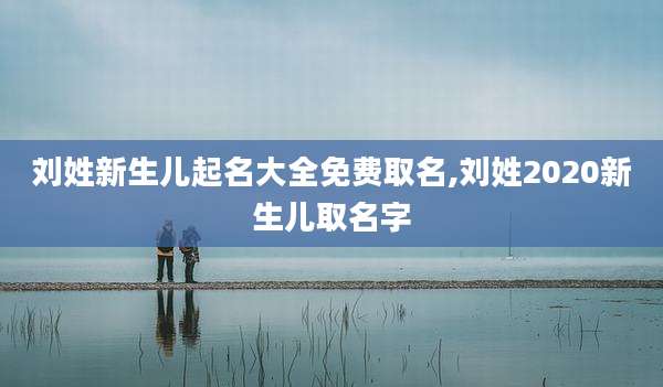 刘姓新生儿起名大全免费取名,刘姓2020新生儿取名字