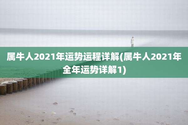 属牛人2021年运势运程详解(属牛人2021年全年运势详解1)