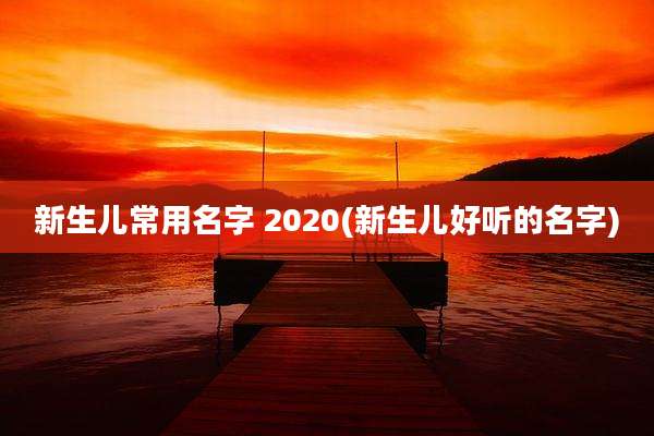 新生儿常用名字 2020(新生儿好听的名字)