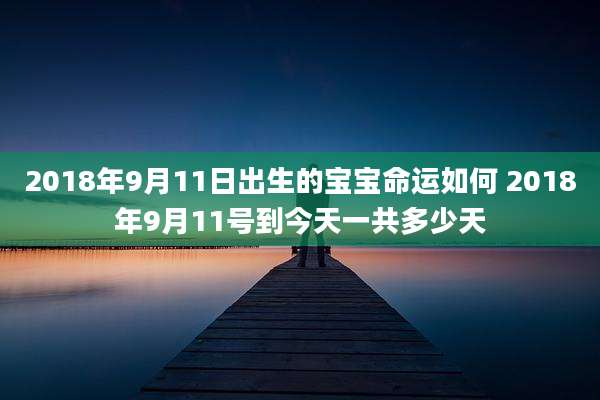 2018年9月11日出生的宝宝命运如何 2018年9月11号到今天一共多少天