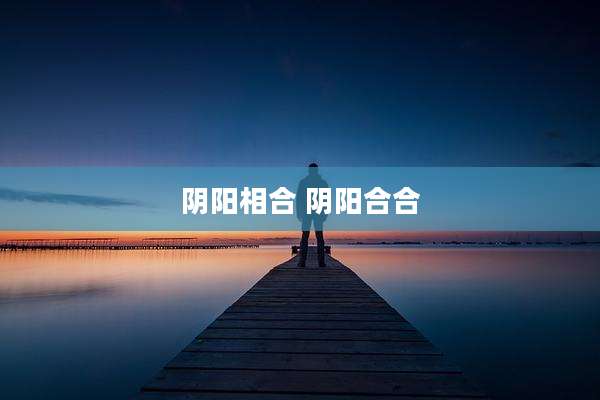 阴阳相合 阴阳合合