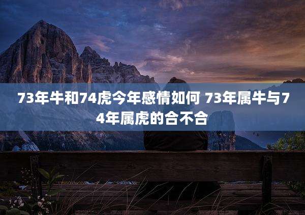 73年牛和74虎今年感情如何 73年属牛与74年属虎的合不合