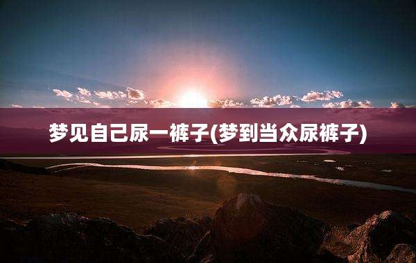 梦见自己尿一裤子(梦到当众尿裤子)