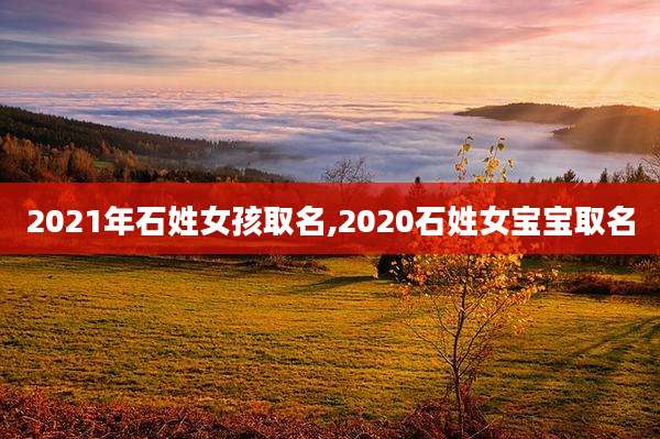 2021年石姓女孩取名,2020石姓女宝宝取名