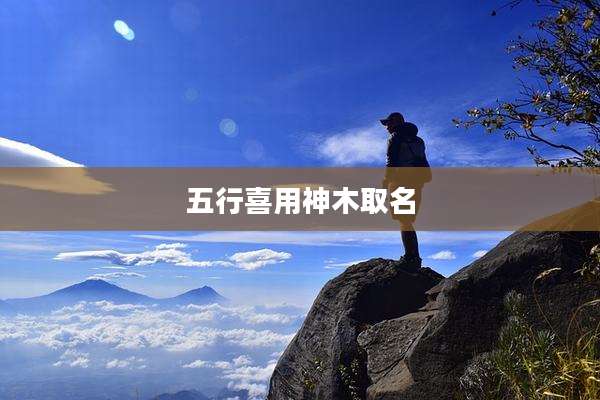 五行喜用神木取名