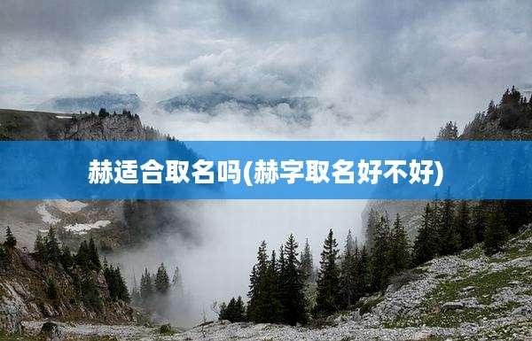 赫适合取名吗(赫字取名好不好)