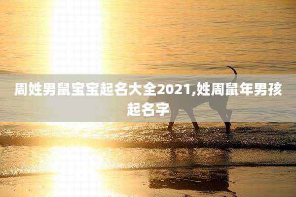 周姓男鼠宝宝起名大全2021,姓周鼠年男孩起名字