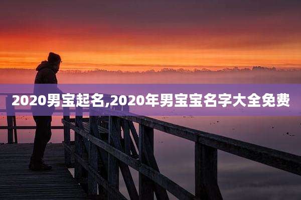 2020男宝起名,2020年男宝宝名字大全免费