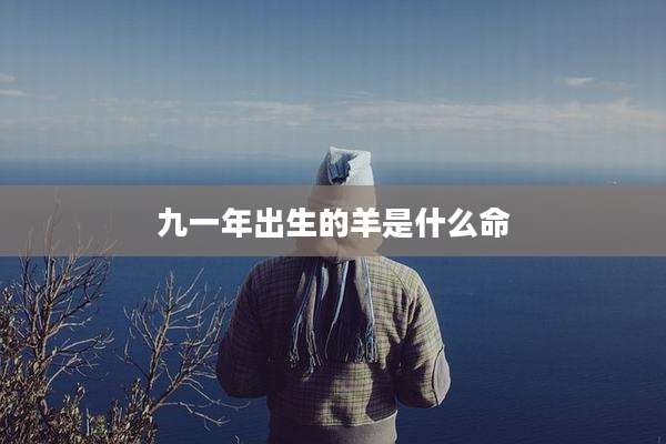 九一年出生的羊是什么命